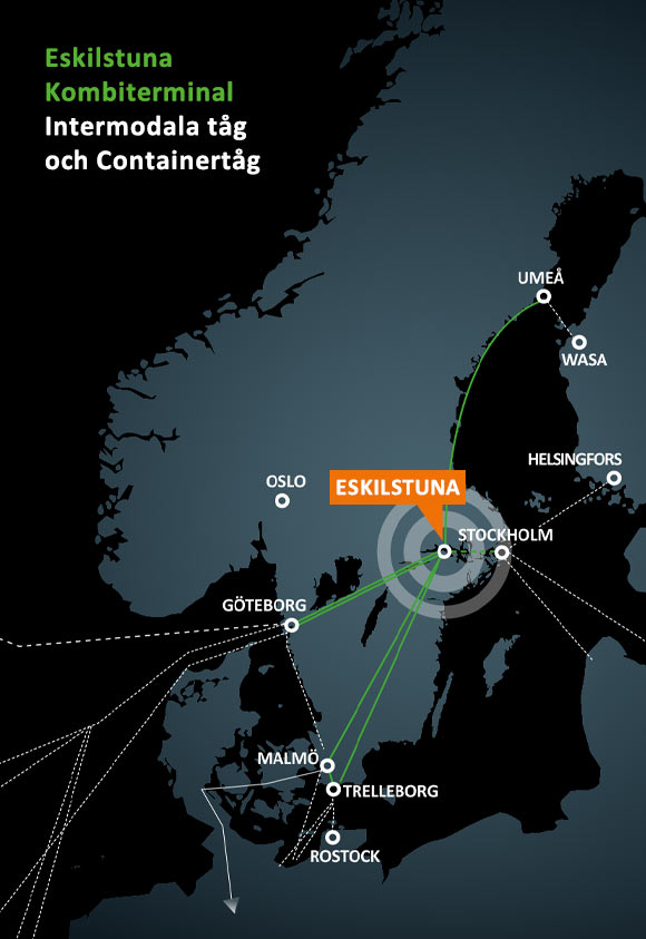 Intermodala transporter